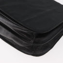 PRADA Shoulder Bag Nylon Black Silver Auth YKZ1095A-14