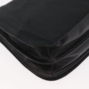 PRADA Shoulder Bag Nylon Black Silver Auth YKZ1095A-15