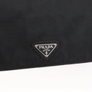 PRADA Shoulder Bag Nylon Black Silver Auth YKZ1095A-17