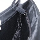 PRADA Shoulder Bag Nylon Black Silver Auth YKZ1095A-20