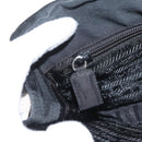 PRADA Shoulder Bag Nylon Black Silver Auth YKZ1095A-24