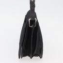 PRADA Shoulder Bag Nylon Black Silver Auth YKZ1095A-3
