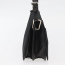 PRADA Shoulder Bag Nylon Black Silver Auth YKZ1095A-4