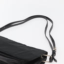 PRADA Shoulder Bag Nylon Black Silver Auth YKZ1095A-8
