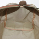 GUCCI GG Supreme Web Sherry Line Boston Bag PVC Beige Gold Red Auth YKZ109A-17