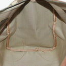 GUCCI GG Supreme Web Sherry Line Boston Bag PVC Beige Gold Red Auth YKZ109A-18