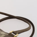 GUCCI GG Supreme Web Sherry Line Boston Bag PVC Beige Gold Red Auth YKZ109A-8