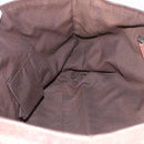 GUCCI GG Canvas Abbey Tote Bag Suede Pink Gold 141472 Auth YKZ110-19