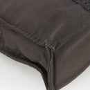HERMES Her Line MM Hand Bag Canvas Gray Auth YKZ1100-16