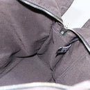 HERMES Her Line MM Hand Bag Canvas Gray Auth YKZ1100-18
