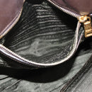 PRADA Hand Bag Nylon 2way Green Gold Auth YKZ1101-23