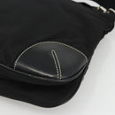 PRADA Shoulder Bag Nylon Black Silver Auth YKZ1103-14