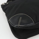 PRADA Shoulder Bag Nylon Black Silver Auth YKZ1103-15