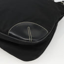 PRADA Shoulder Bag Nylon Black Silver Auth YKZ1103-16