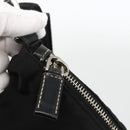 PRADA Shoulder Bag Nylon Black Silver Auth YKZ1103-10