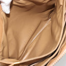 CELINE Macadam Canvas Shoulder Bag PVC Beige Gold Auth YKZ1105-22