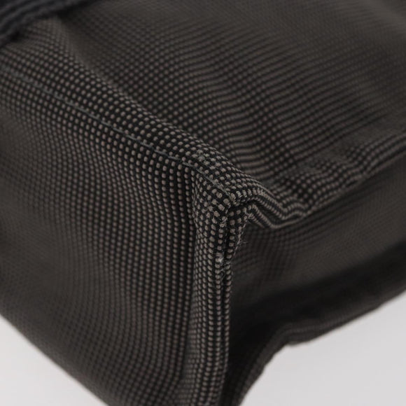 HERMES Her Line PM Hand Bag Canvas Gray Auth YKZ1107