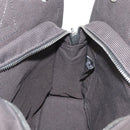 HERMES Her Line PM Hand Bag Canvas Gray Auth YKZ1107-19