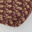 Christian Dior Trotter Canvas Schoudertas Rood Goud Authentiek YKZ1108-16