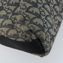 Christian Dior Trotter Canvas Shoulder Bag Navy Silver Auth YKZ111-9