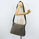 Christian Dior Trotter Canvas Shoulder Bag Navy Silver Auth YKZ111-22