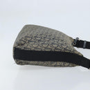 Christian Dior Trotter Canvas Shoulder Bag Navy Silver Auth YKZ111-3