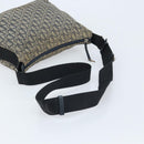 Christian Dior Trotter Canvas Shoulder Bag Navy Silver Auth YKZ111-7