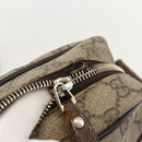 GUCCI GG Supreme Shoulder Bag PVC Beige Gold 201448 Auth YKZ1110-10