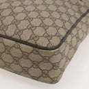 GUCCI GG Supreme Shoulder Bag PVC Beige Gold 201448 Auth YKZ1110-15