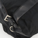 PRADA Backpack Nylon Black Silver Auth YKZ1112-18