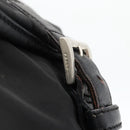 PRADA Backpack Nylon Black Silver Auth YKZ1112-10