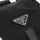 PRADA Backpack Nylon Black Silver Auth YKZ1112-20