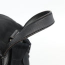 PRADA Backpack Nylon Black Silver Auth YKZ1112-7