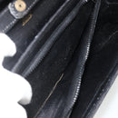 GUCCI GG Canvas Shoulder Bag Black Gold Auth YKZ1114-12