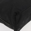 PRADA Tote Bag Nylon Zwart Zilver Auth YKZ1116-9
