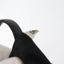 PRADA Tote Bag Nylon Zwart Zilver Auth YKZ1116-12