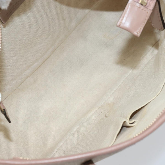 GUCCI GG Supreme Tote Bag PVC Beige Gold 353440 Auth YKZ112