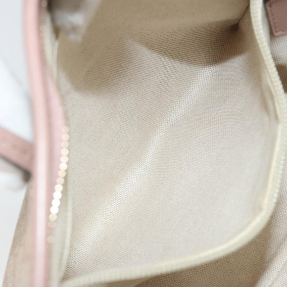 GUCCI GG Supreme Tote Bag PVC Beige Gold 353440 Auth YKZ112
