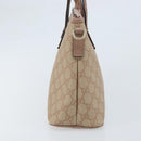 GUCCI GG Supreme Tote Bag PVC Beige Gold 353440 Auth YKZ112-4