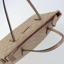 GUCCI GG Supreme Tote Bag PVC Beige Gold 353440 Auth YKZ112-6