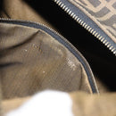 FENDI Zucca Canvas Vanity Hand Bag Brown Black Auth YKZ1120-12