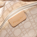 Christian Dior Lady Dior Hand Bag Nylon Khaki Gold Auth YKZ1121-16