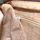 Christian Dior Lady Dior Hand Bag Nylon Khaki Gold Auth YKZ1121-20