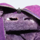 CHANEL Shoulder Bag Mouton Purple Silver CC Auth YKZ1122V-10