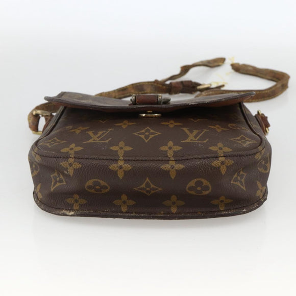 LOUIS VUITTON Monogram Saint Cloud MM Shoulder Bag M51243 LV Auth YKZ1126