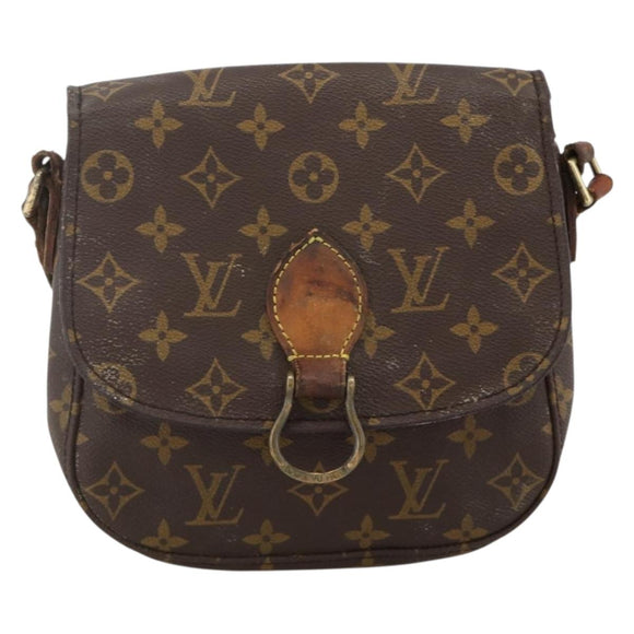 LOUIS VUITTON Monogram Saint Cloud MM Shoulder Bag M51243 LV Auth YKZ1126