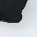 PRADA Hand Bag Nylon Black Silver Auth YKZ113-15