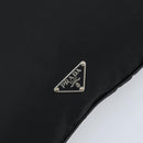 PRADA Hand Bag Nylon Black Silver Auth YKZ113-17