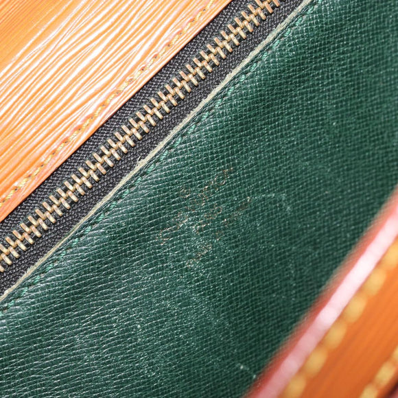 LOUIS VUITTON Epi Serie Dragonne Hand Bag Zipangu Gold M52618 LV Auth YKZ1131