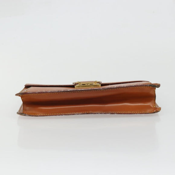 LOUIS VUITTON Epi Serie Dragonne Hand Bag Zipangu Gold M52618 LV Auth YKZ1131